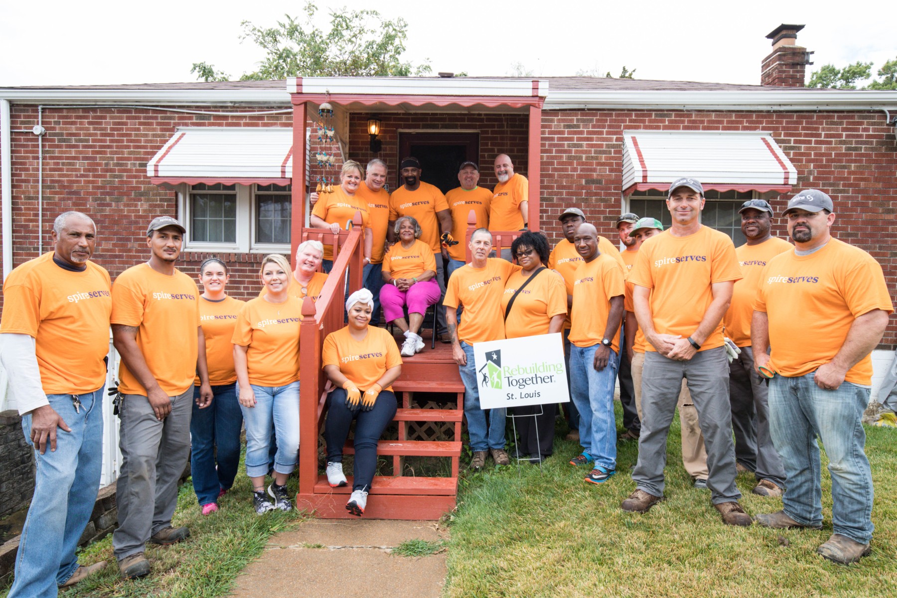 Spire employees giving back
