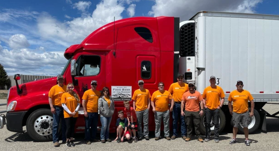 Spire Storage employees volunteering