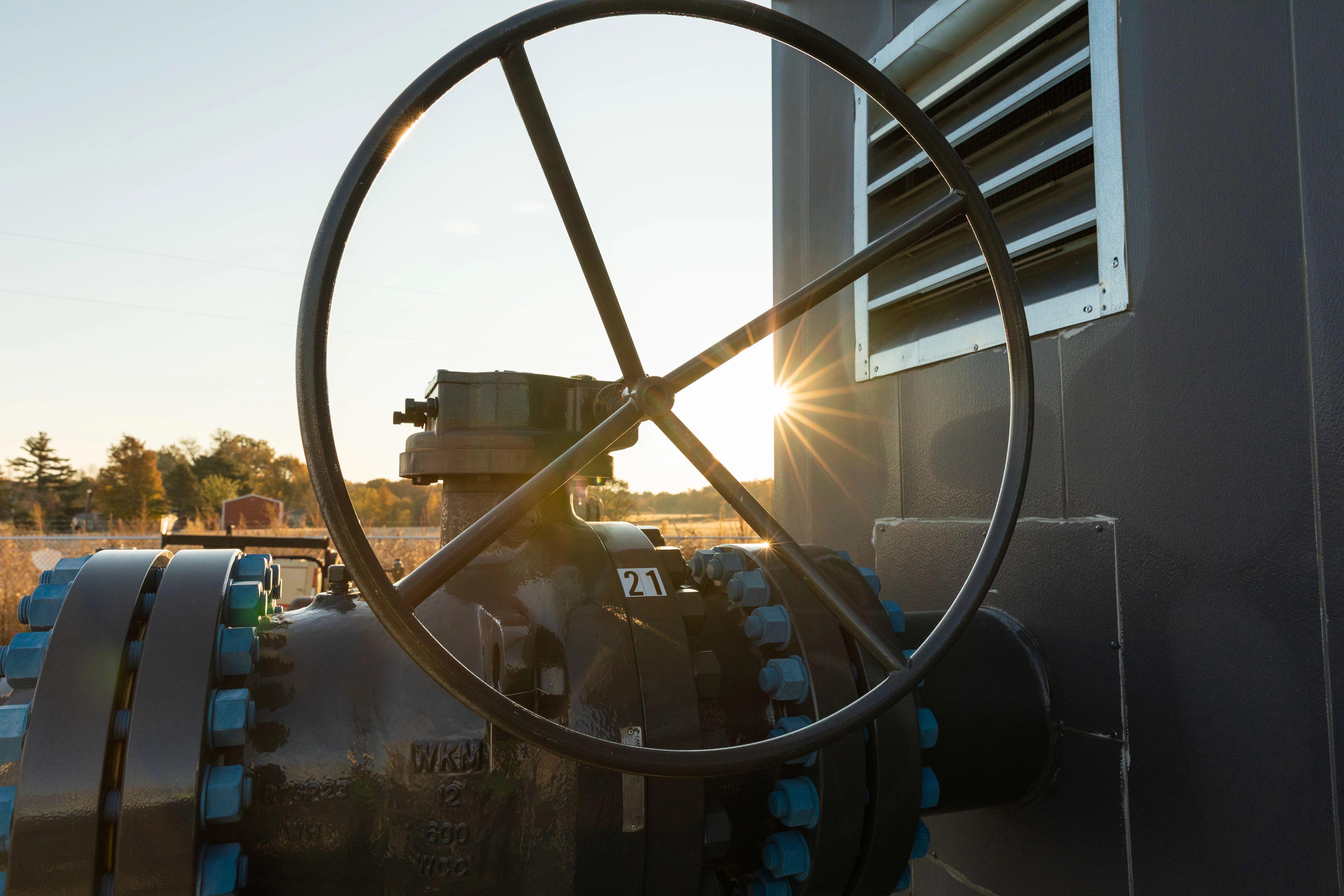 Image of pipeline valve