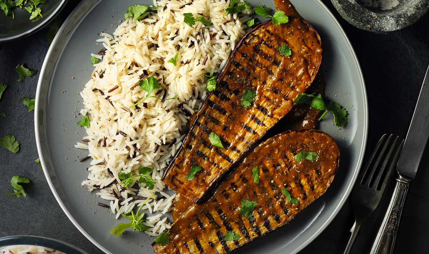 grilled eggplant